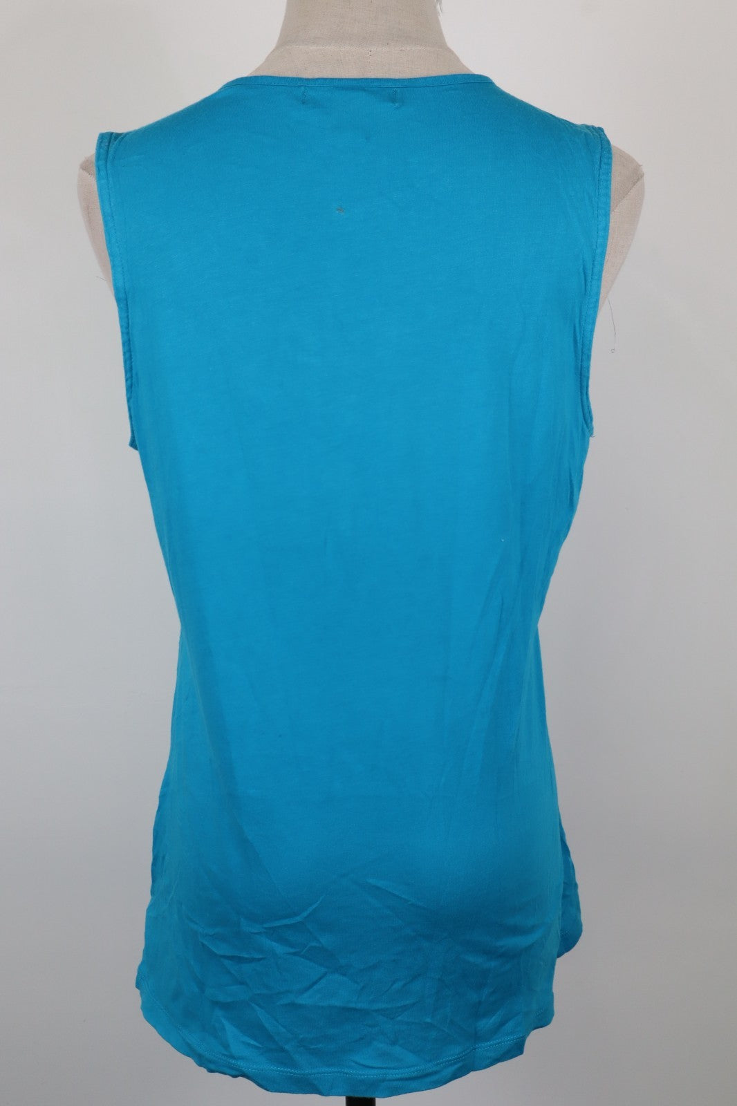 LAUREN RALPH LAUREN  MAGLIA DONNA TG. M WOMAN T-SHIRT CASUAL VINTAGE RUCHE