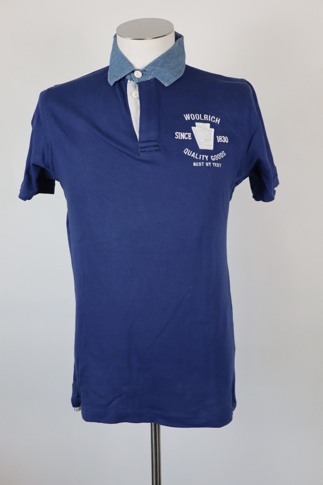 WOOLRICH MAGLIA POLO UOMO TG S MAN T-SHIRT CASUAL VINTAGE COTONE