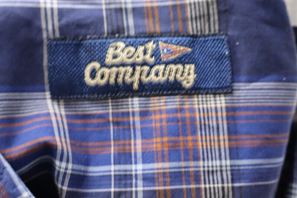 BEST COMPANY CAMICIA UOMO COTONE TG XL  MAN CASUAL VINTAGE SHIRT COTONE