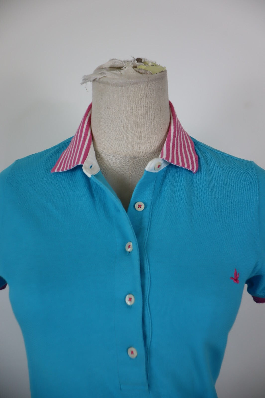 BROOKSFIELD MAGLIA POLO DONNA COTONE TG. 42 WOMAN SHIRT CASUAL VINTAGE COTTON