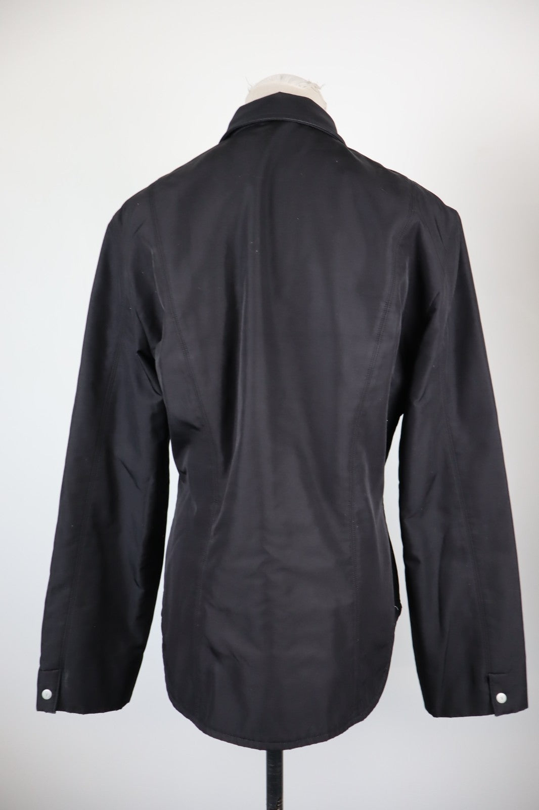 TRUSSARDI JEANS GIUBBINO LEGGERO DONNA Tg L WOMAN CASUAL VINTAGE JACKET ZIP LOGO