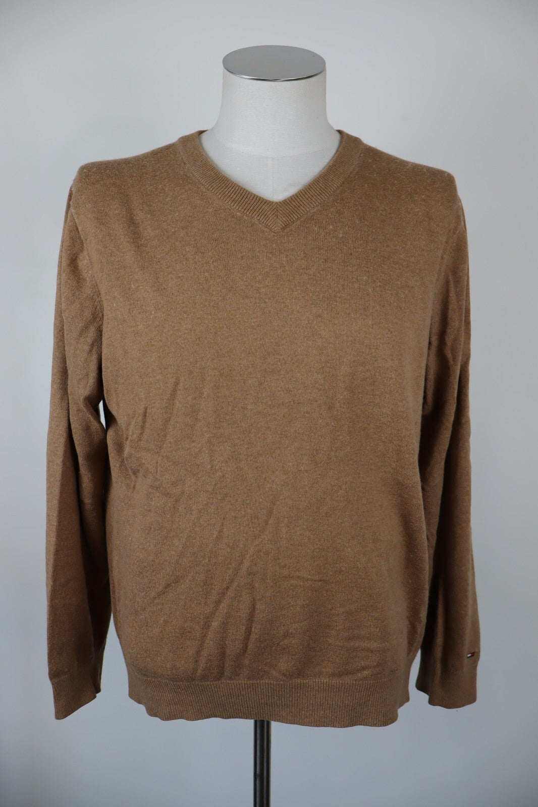 TOMMY HILFIGER MAGLIONE COTONE CASHMERE VINTAGE UOMO Tg M SWEATER MAN CASUAL