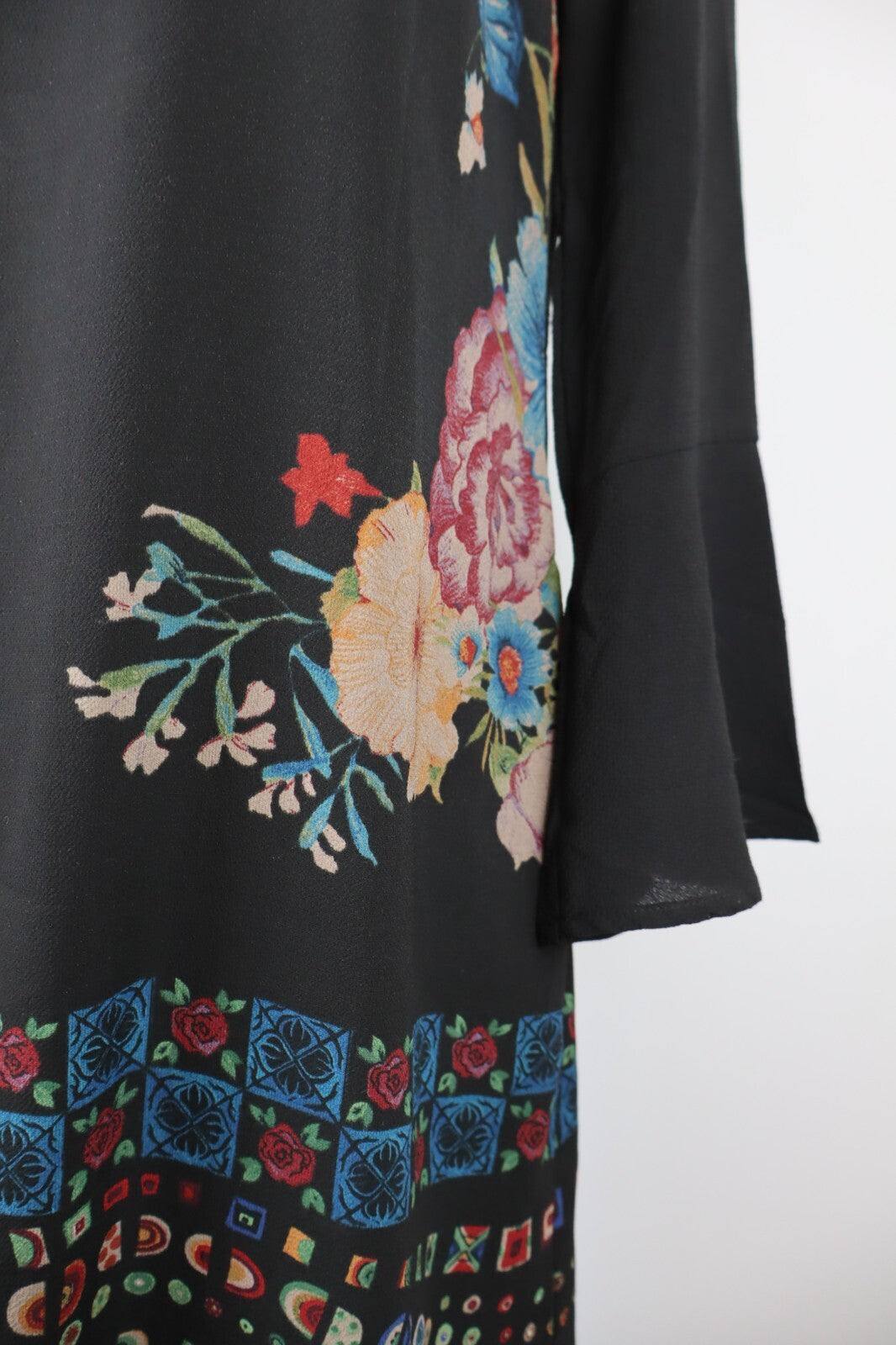 DESIGUAL VESTITO DONNA TG. 38  WOMAN CASUAL VINTAGE DRESS ABITO