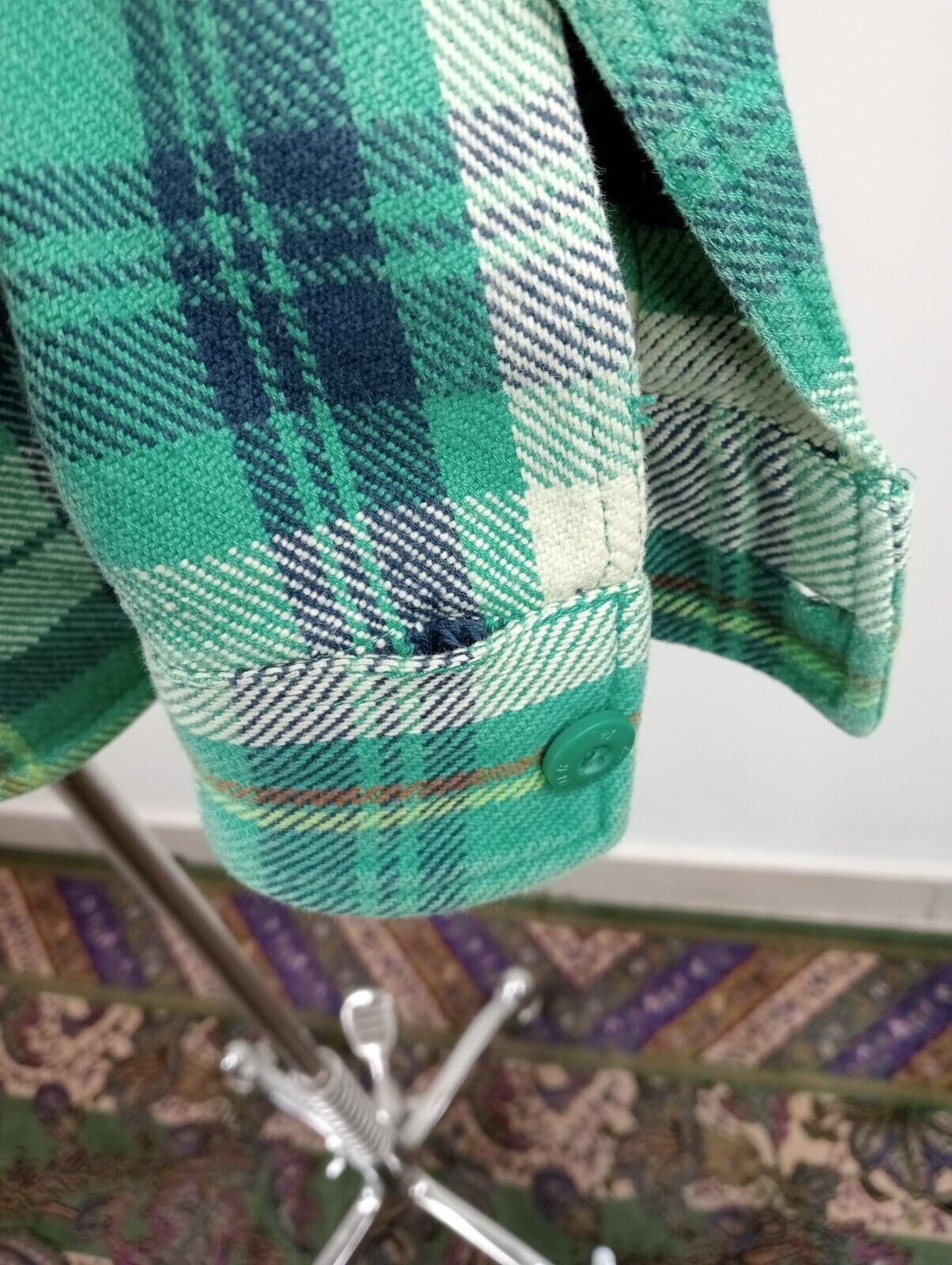 QUIKSILVER CAMICIA UOMO COTONE TG. M  MAN CASUAL VINTAGE SHIRT COTTON