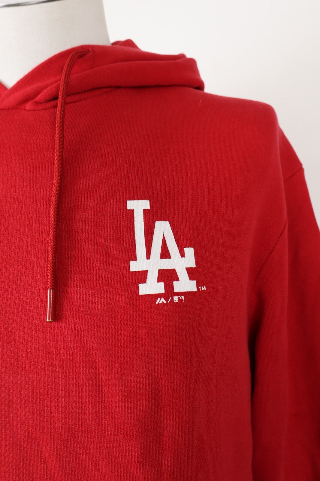 MAJESTIC BASEBALL LOS ANGELES FELPA CAPPUCCIO UOMO TG L MAN SPORT  SWEATSHIRT