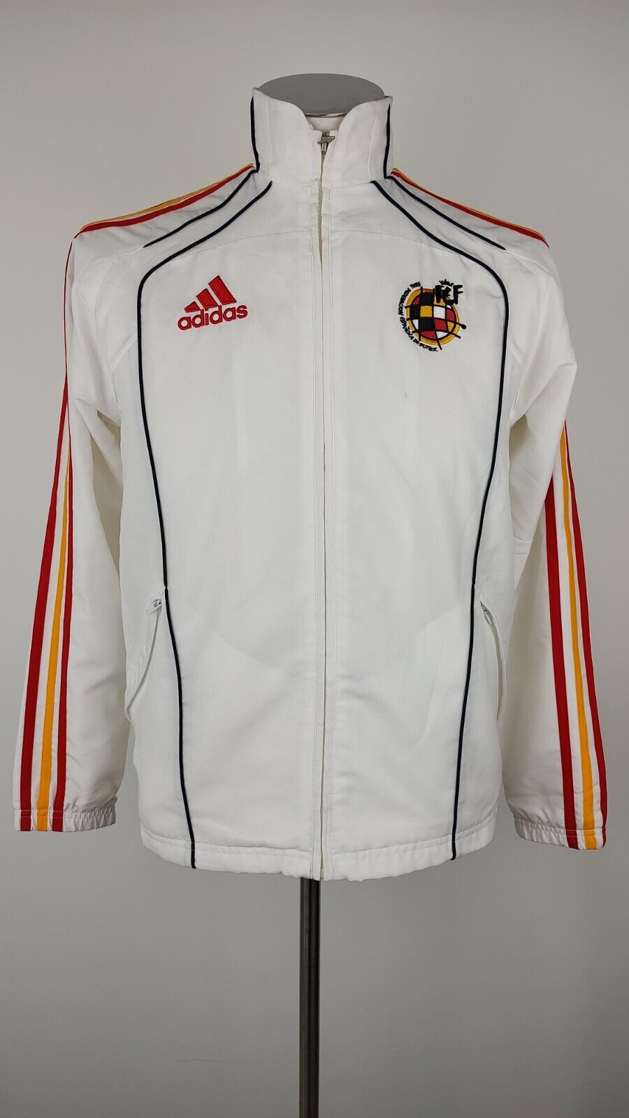ADIDAS SPAGNA GIACCA SPORT CALCIO UOMO Tg 14Anni MAN SOCCER ESPANA JACKET