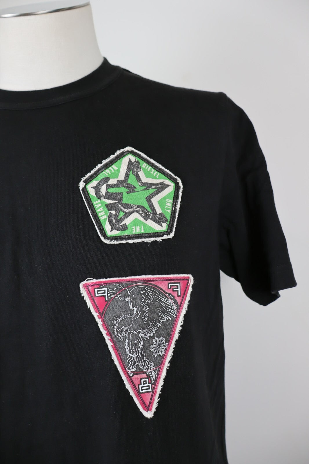 DIESEL MAGLIA UOMO TG M MAN T-SHIRT CASUAL VINTAGE COTONE COTTON