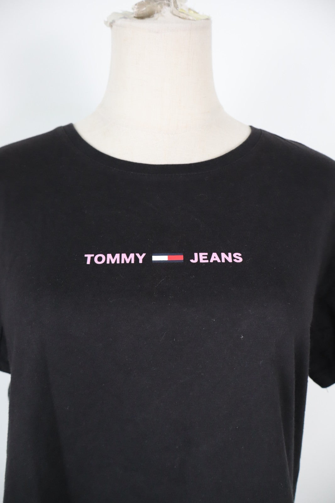 TOMMY HILFIGER MAGLIA COTONE DONNA TG. XL WOMAN CASUAL VINTAGE T-SHIRT COTTON