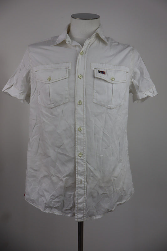 NAPAPIJRI CAMICIA UOMO COTONE TG. S MAN CASUAL VINTAGE COTTON SHIRT