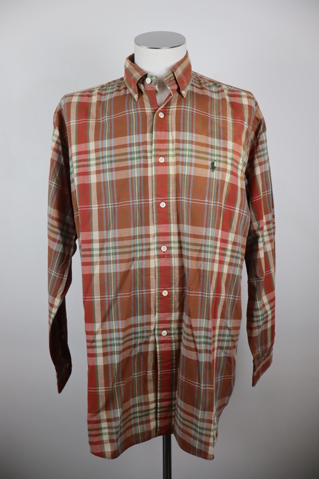 POLO RALPH LAUREN CAMICIA UOMO COTONE TG L MAN CASUAL VINTAGE COTTON SHIRT LOGO