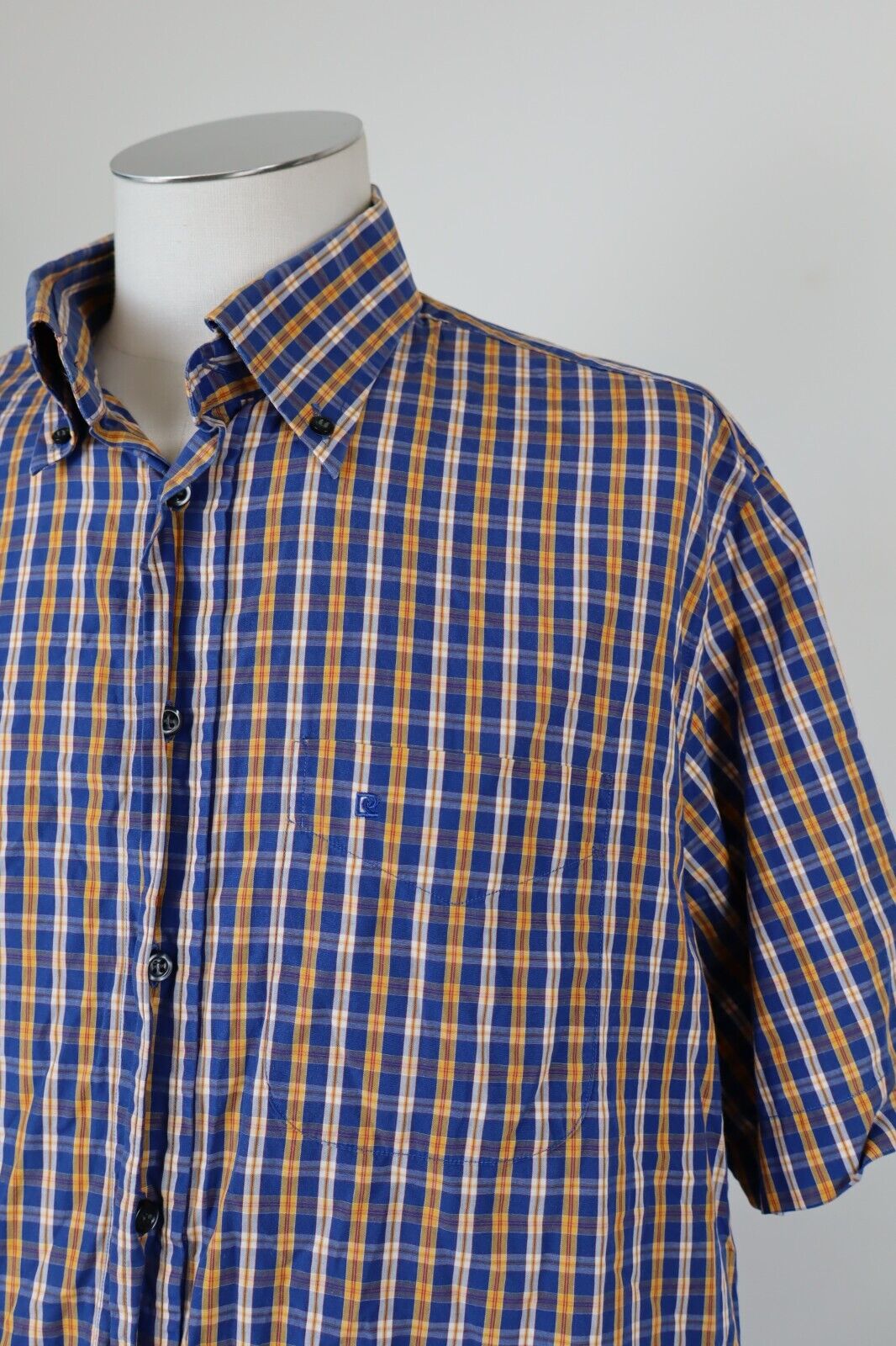 PIERRE CARDIN CAMICIA UOMO TG. 18 46 1/2 MAN CASUAL VINTAGE SHIRT COTONE
