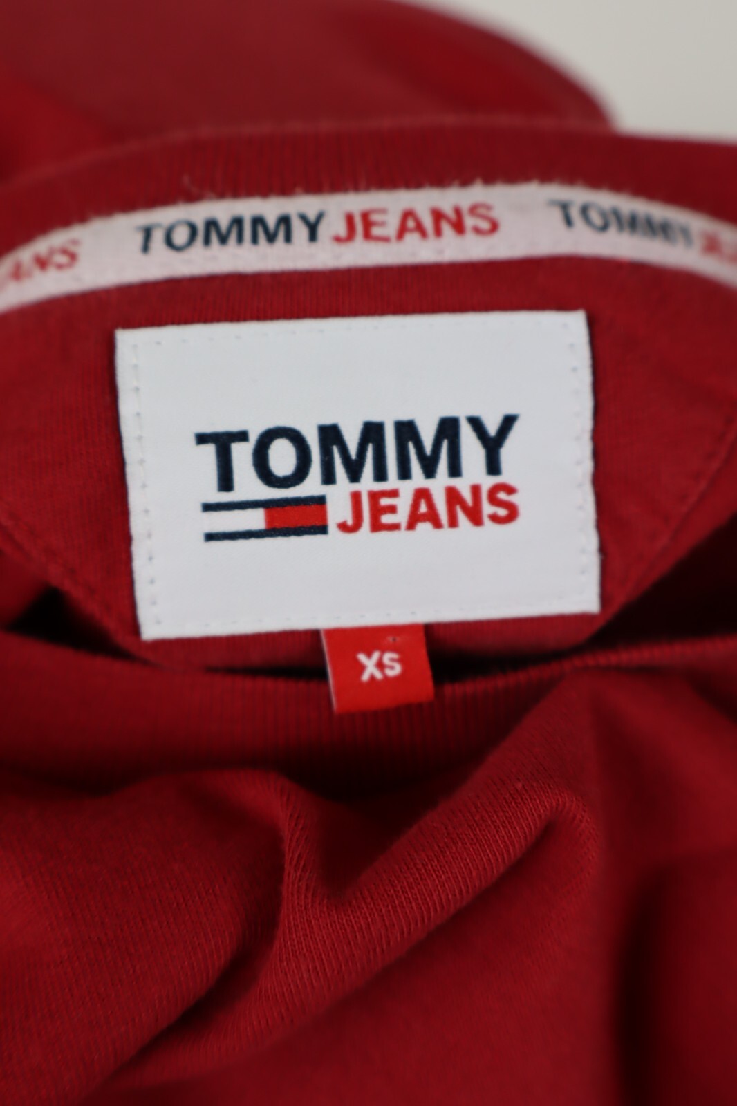 TOMMY JEANS HILFIGER MAGLIA COTONE UOMO TG. XS MAN T- SHIRT CASUAL VINTAGE