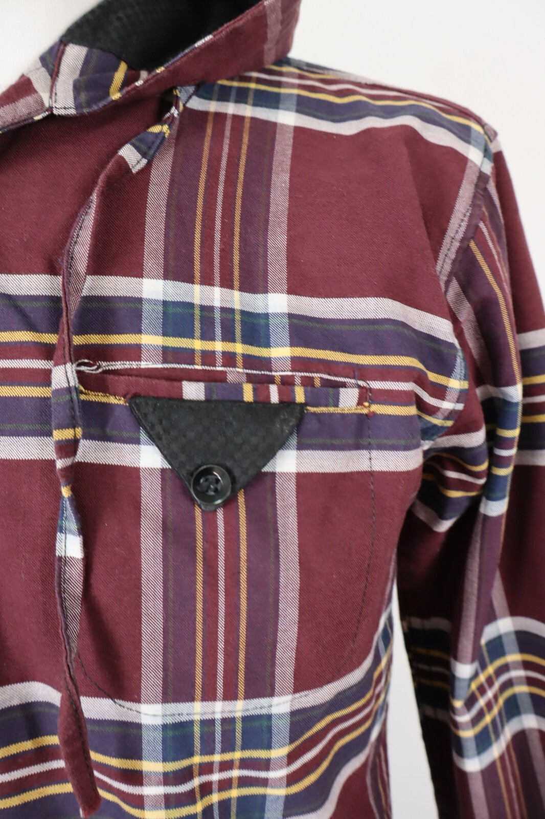 TIMBERLAND CAMICIA CON CAPPUCCIO UOMO COTONE TG S MAN CASUAL VINTAGE SHIRT