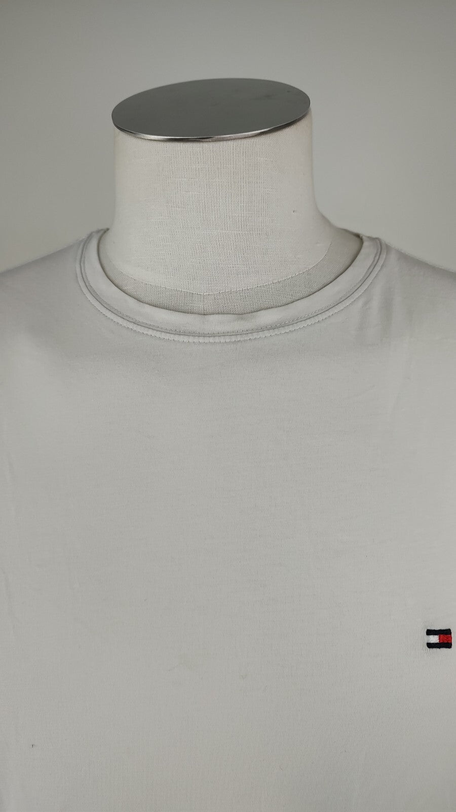 TOMMY HILFIGER MAGLIA UOMO TG. L MAN T-SHIRT VINTAGE CASUAL COTONE