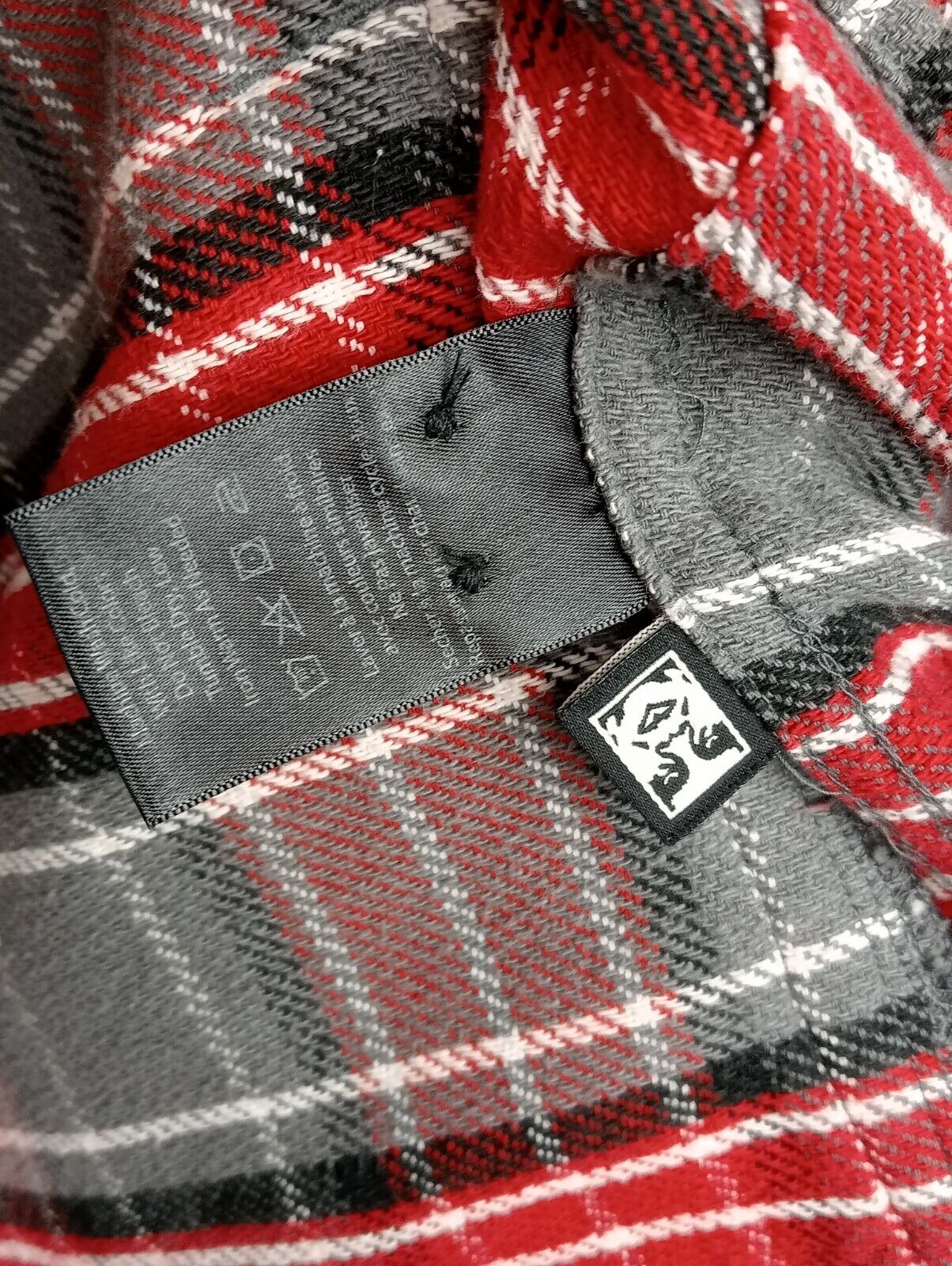 OBEY CAMICIA UOMO TG M MAN CASUAL VINTAGE SHIRT COTONE COTTON