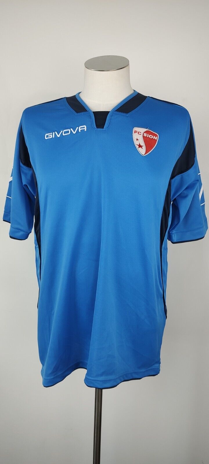 GIVOVA SION MAGLIA CALCIO UOMO Tg L SOCCER TRIKOT JERSEY TRAINING