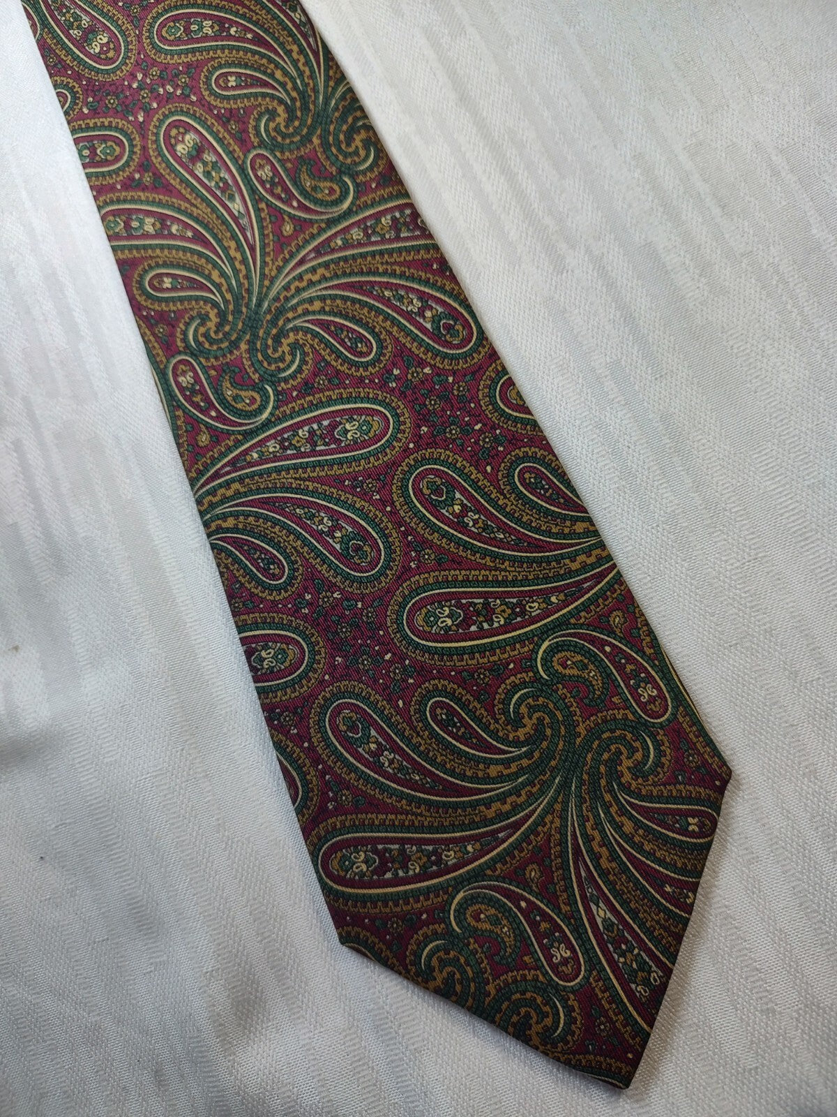 TRUSSARDI 100% SILK TIE SETA CRAVATTA NECKTIE MADE IN ITALY CLASSIC
