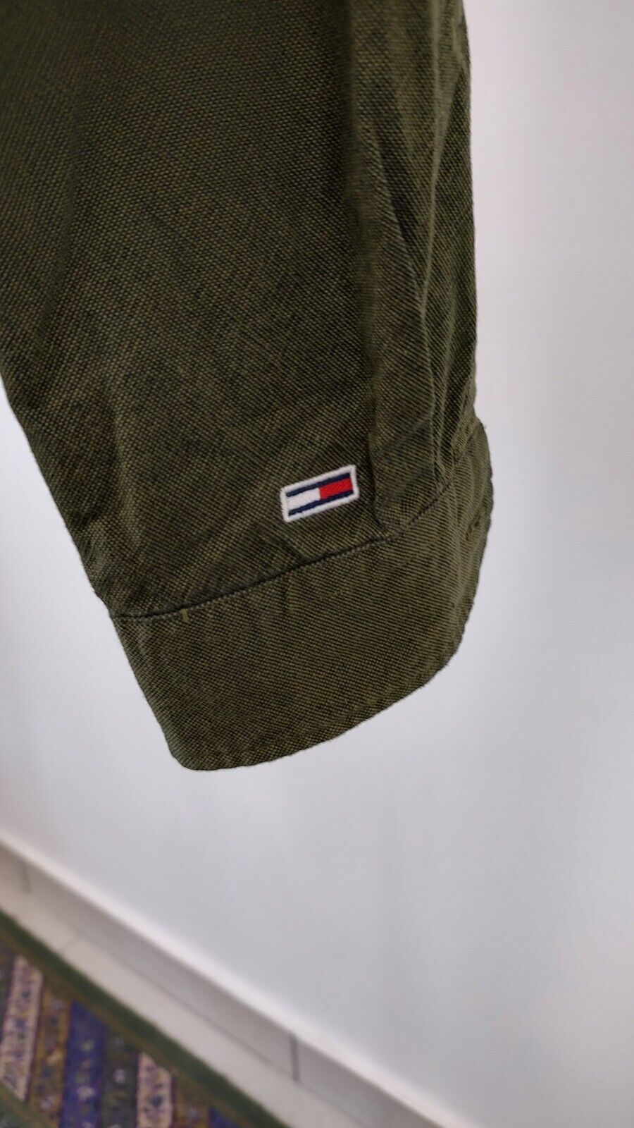 TOMMY HILFIGER JEANS CAMICIA UOMO TG. M MAN CASUAL VINTAGE SHIRT MADE ITALY