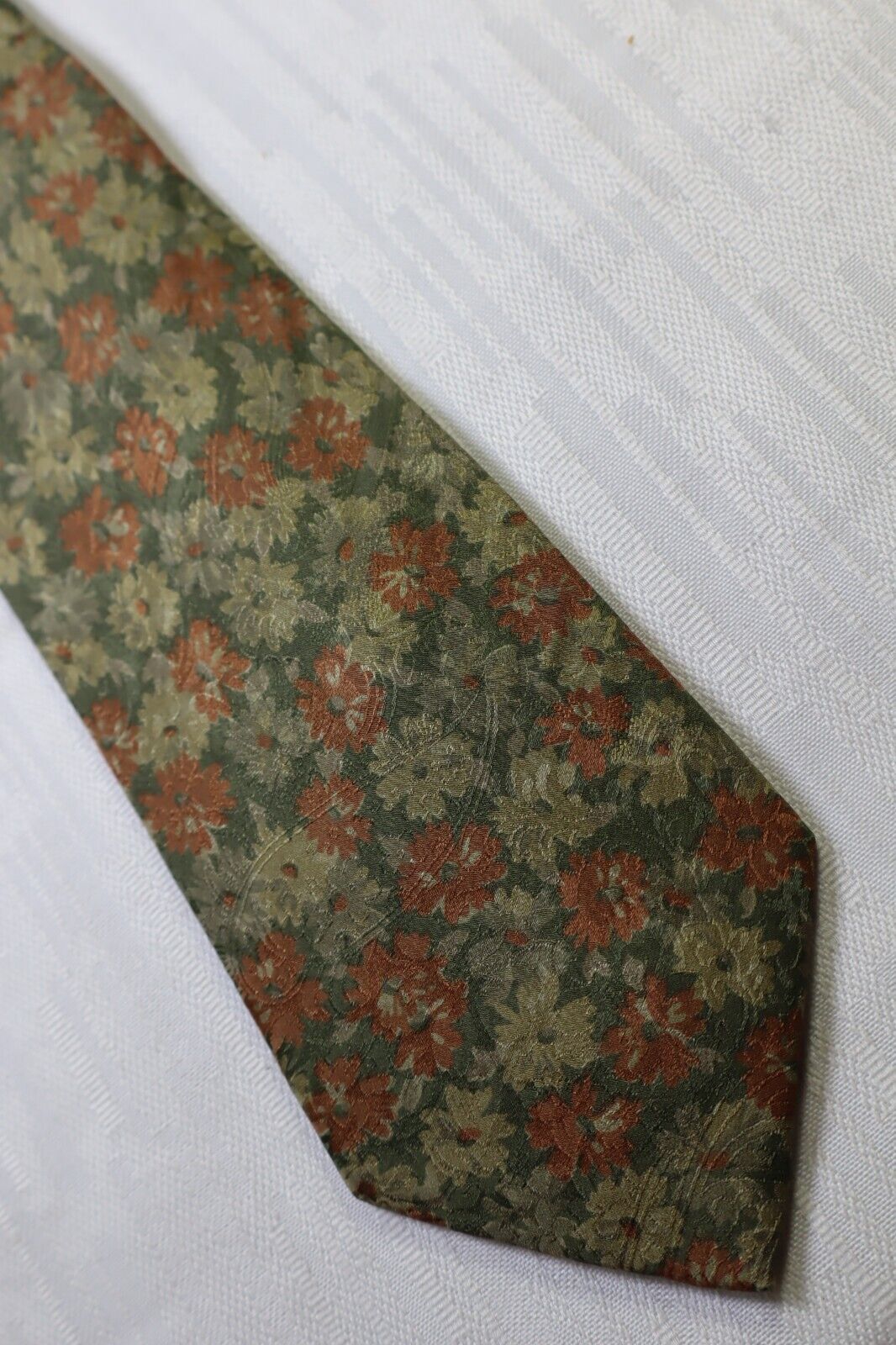 LANCOME PARIS 100% SETA SILK TIE CRAVATTA NECKTIE VINTAGE CLASSIC ITALY