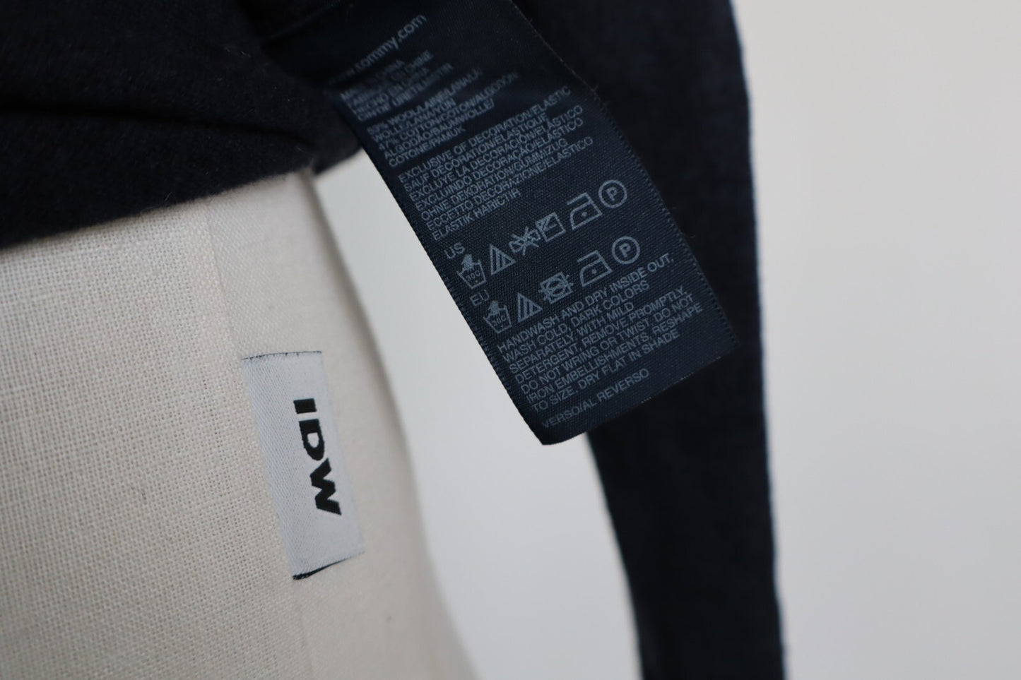 TOMMY HILFIGER MAGLIONE COTONE LANA VINTAGE UOMO Tg. S SWEATER MAN CASUAL