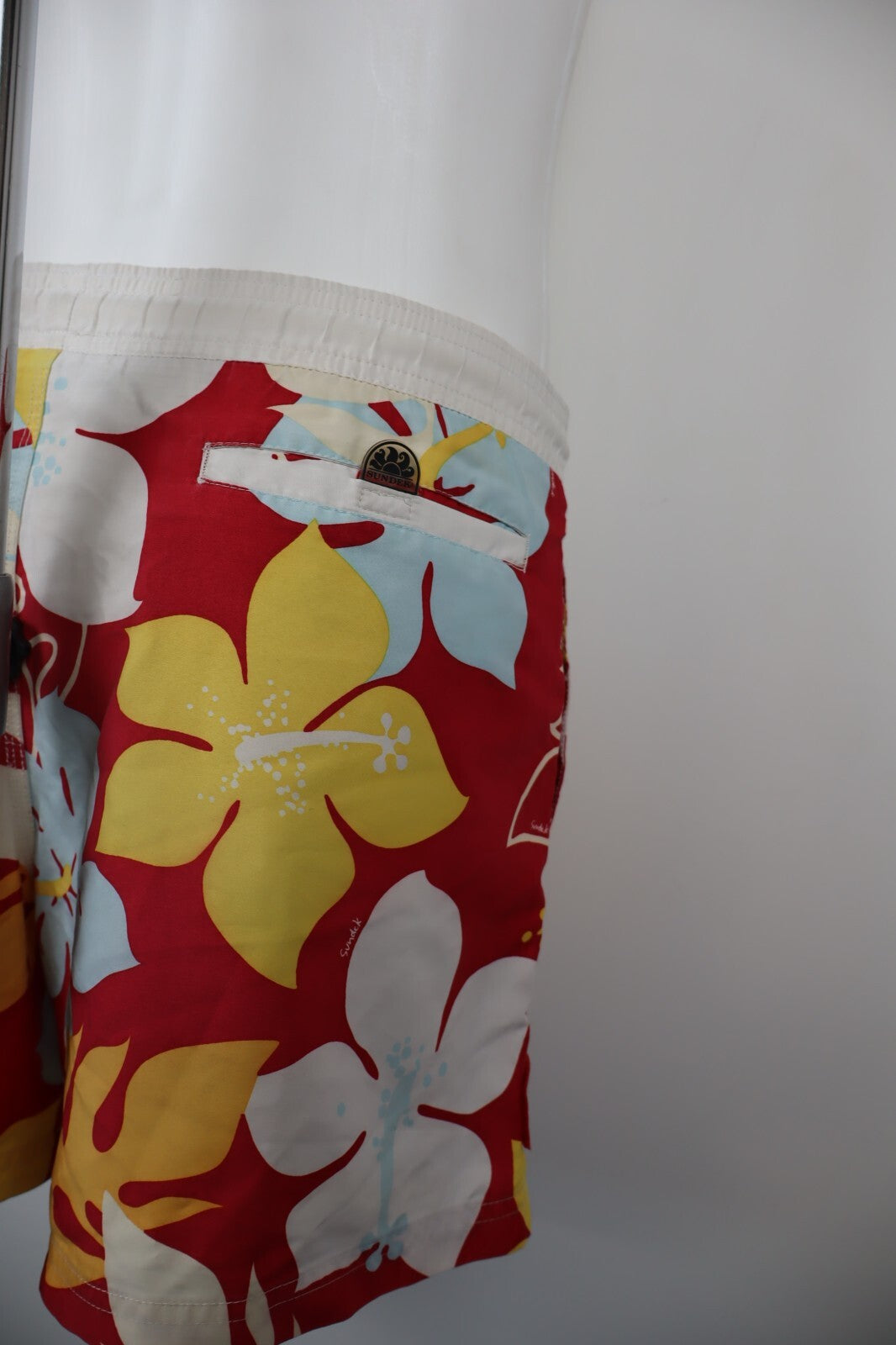 SUNDEK COSTUME PANTALONCINO MARE UOMO TG L MEN SWIMSUIT VINTAGE CASUAL