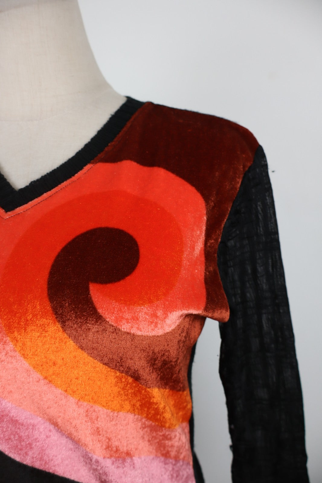 CUSTO BARCELONA MAGLIA DONNA TG. L WOMAN CASUAL VINTAGE T-SHIRT TOP MANICA 3/4