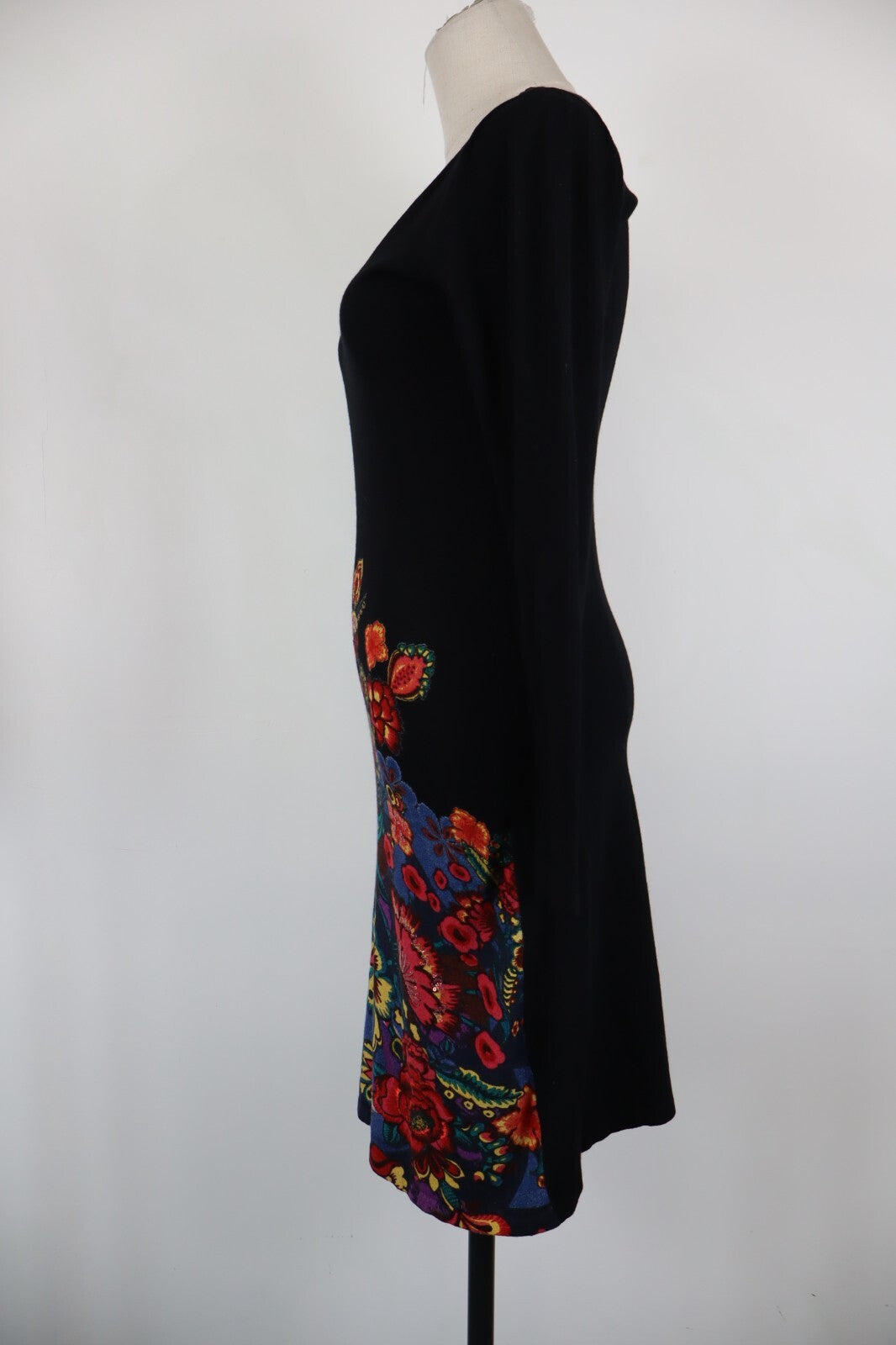 DESIGUAL VESTITO ABITO DONNA TG. L  WOMAN CASUAL VINTAGE DRESS