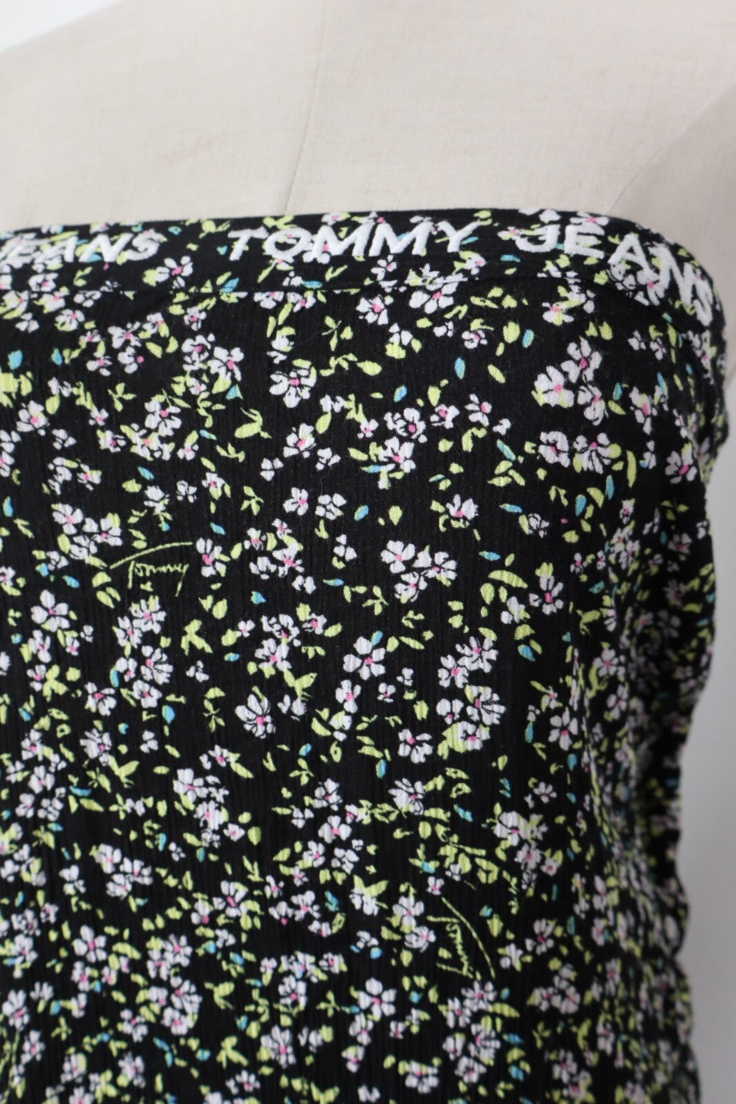 TOMMY JEANS HILFIGER VESTITO ABITO DONNA TG.  M WOMAN CASUAL VINTAGE DRESS