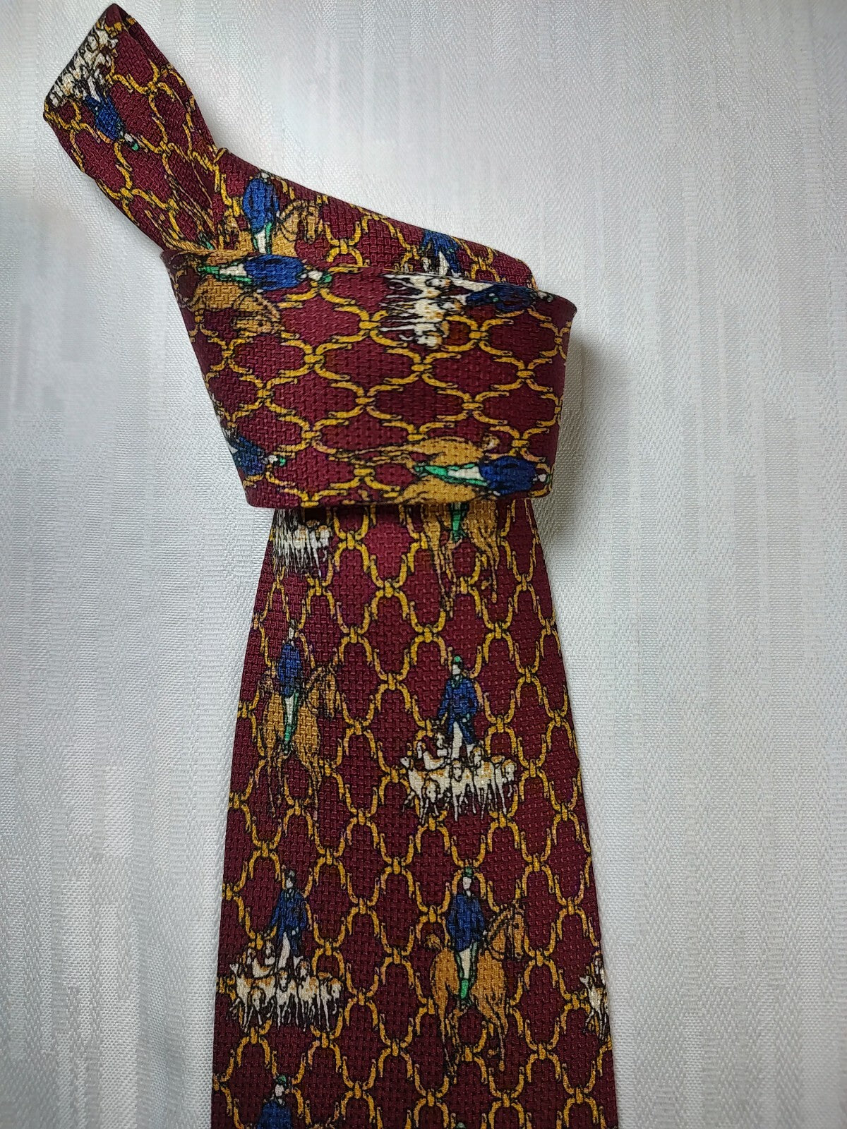 LANCOME 100% SILK TIE SETA CRAVATTA NECKTIE MADE IN ITALY CLASSIC