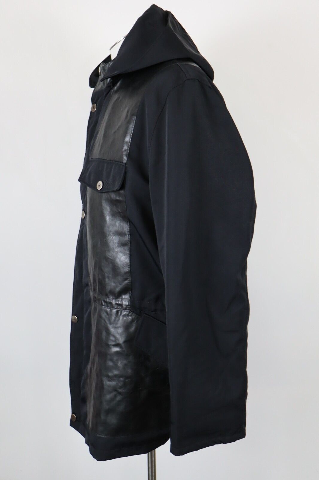 PIERRE CARDIN GIUBBINO IMBOTTITO PELLE UOMO Tg 52 MAN CASUAL VINTAGE JACKET