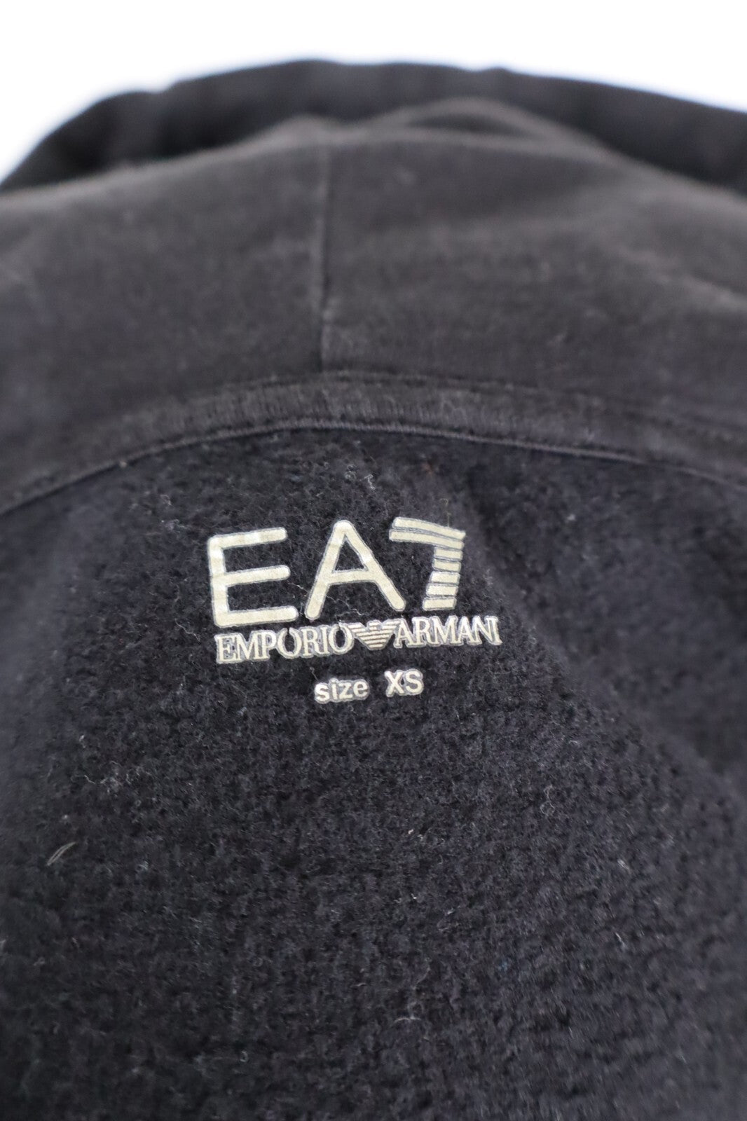 EA7 EMPORIO ARMANI FELPA CON ZIP COTONE DONNA XS WOMEN CASUAL SWEATSHIRT VINTAGE