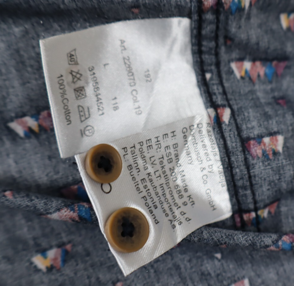 CAMEL ACTIVE CAMICIA UOMO TG. L MAN CASUAL VINTAGE SHIRT COTONE COTTON