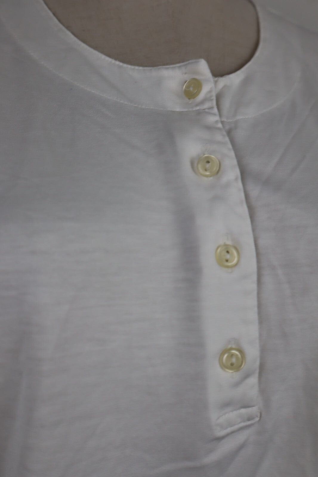 AUSTRALIAN MAGLIA DONNA TG. 42 WOMAN CASUAL VINTAGE T-SHIRT CON BOTTONI COTONE