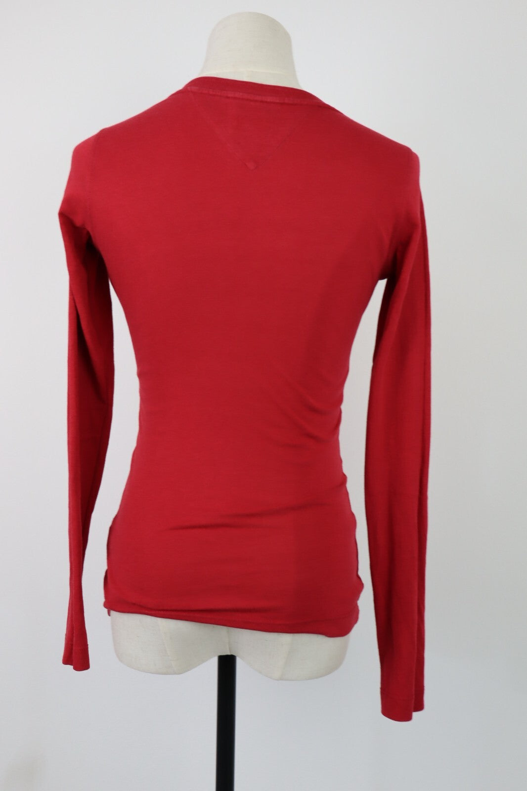 TOMMY HILFIGER MAGLIA DONNA COTONE TG. XS WOMAN SHIRT CASUAL VINTAGE