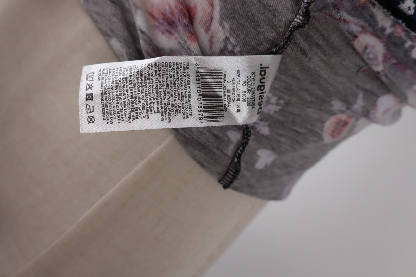 DESIGUAL MAGLIA DONNA TG. S WOMAN CASUAL VINTAGE T-SHIRT