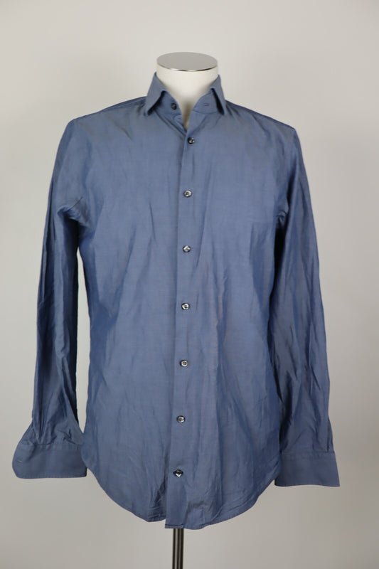 JOOP! CAMICIA UOMO TG 40 15 3/4 SLIM MAN CASUAL COTTON COTONE VINTAGE SHIRT