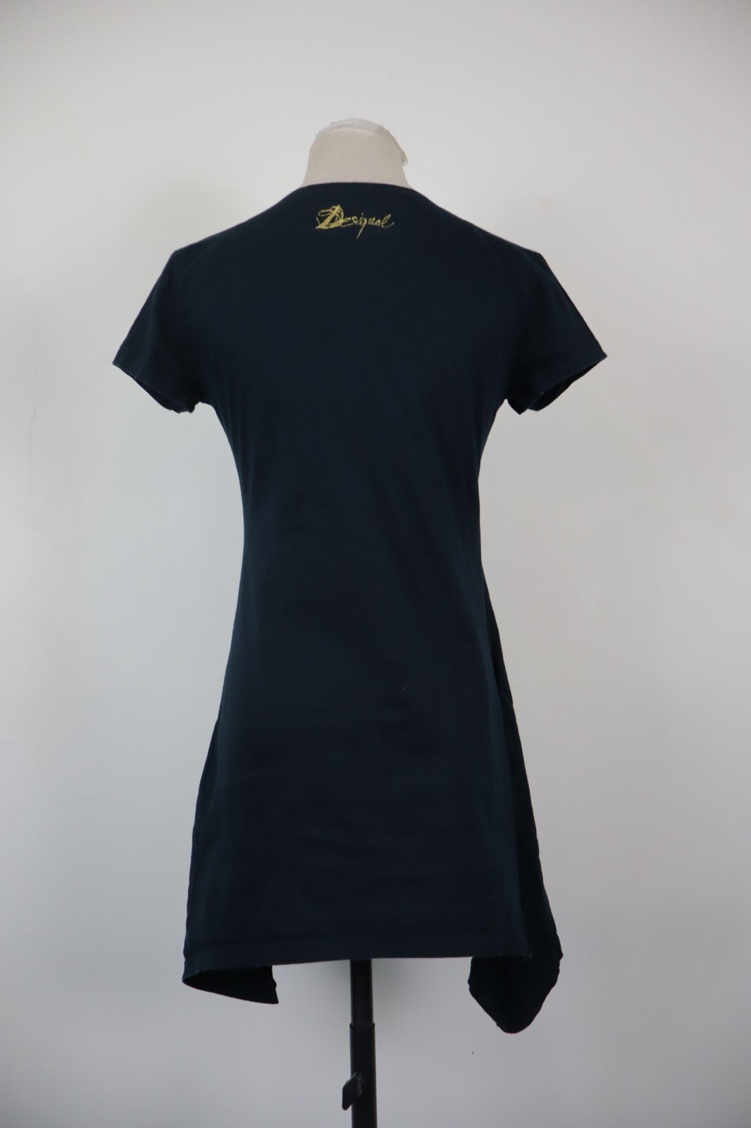 DESIGUAL VESTITO DONNA TG. M WOMAN CASUAL VINTAGE DRESS COTONE