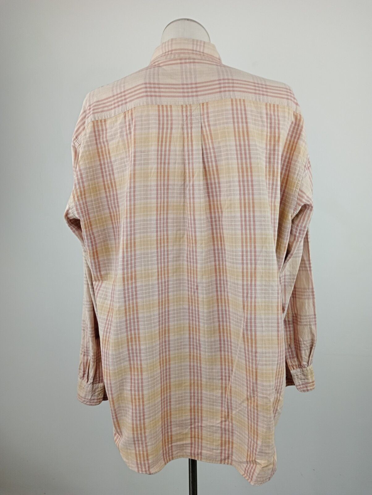 TIMBERLAND CAMICIA UOMO TG. L MAN CASUAL VINTAGE SHIRT COTONE COTTON ITALY