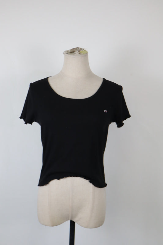 TOMMY JEANS HILFIGER MAGLIA CANOTTA DONNA TG. M WOMAN CASUAL VINTAGE T-SHIRT TOP