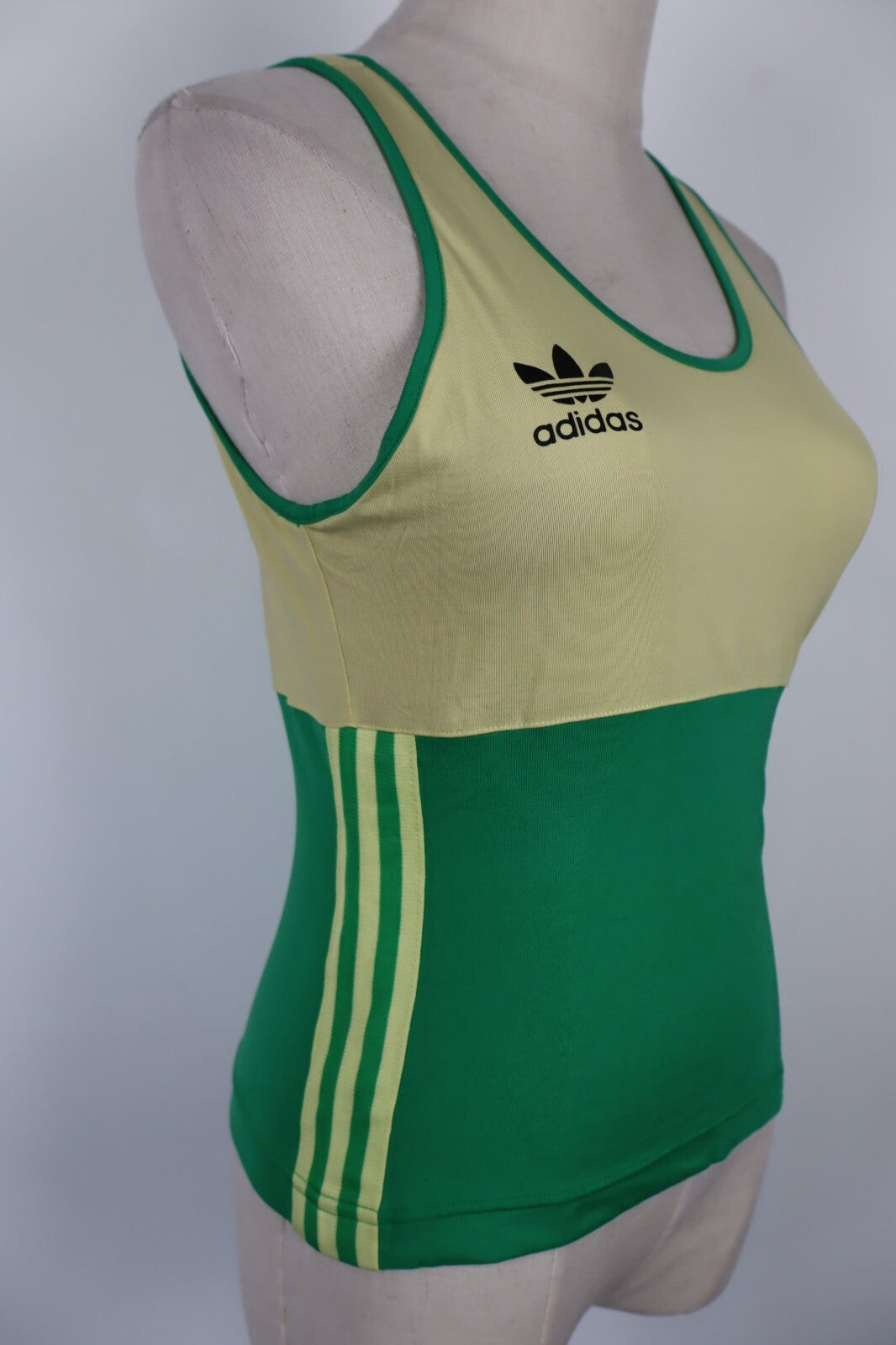 ADIDAS CANOTTA MAGLIA DONNA TG 42 JAMAICA WOMAN CASUAL VINTAGE T-SHIRT TOP