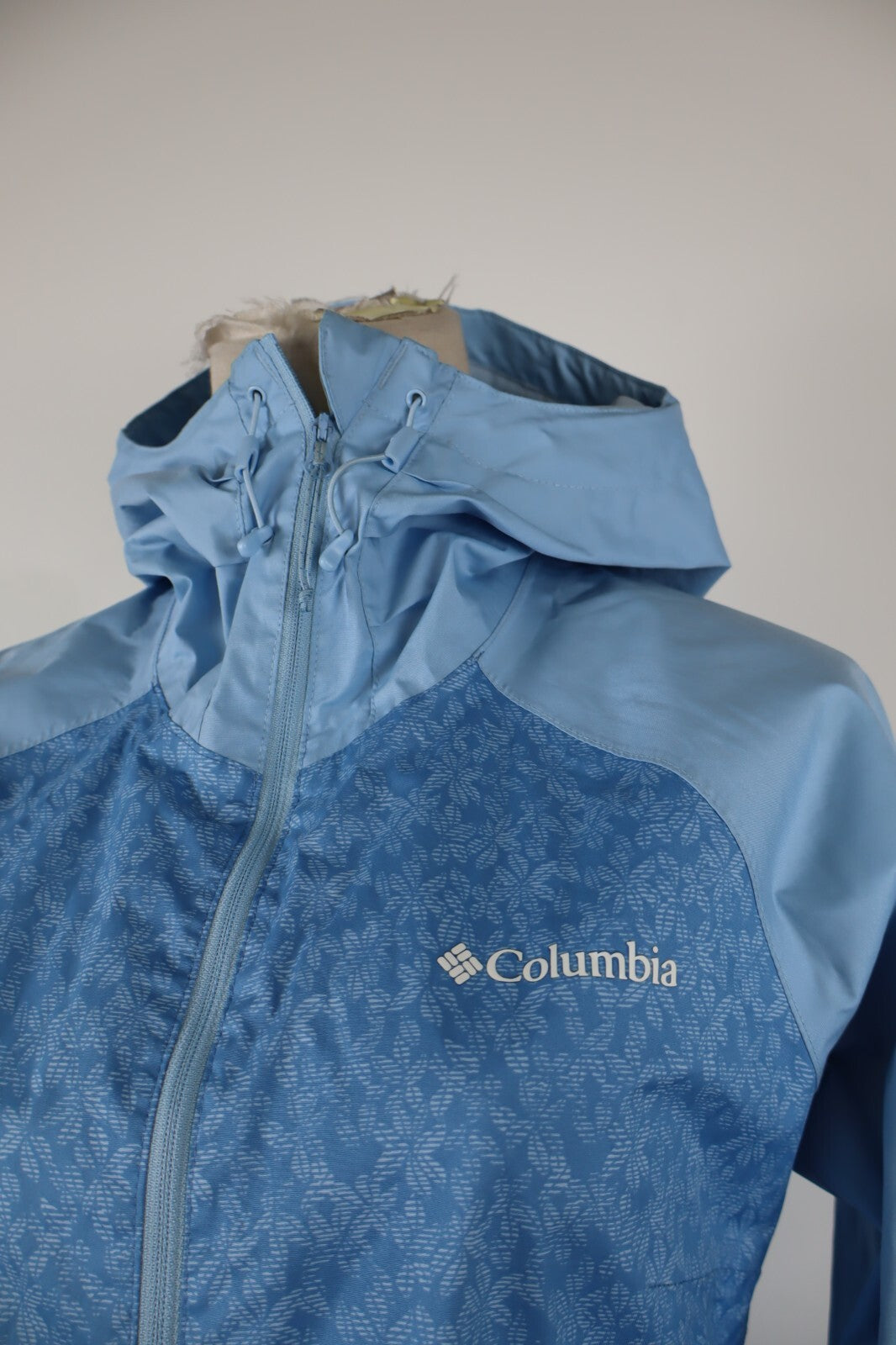 COLUMBIA FELPA CON ZIP GIACCA DONNA Tg XS WOMAN CASUAL VINTAGE SPORT JACKET