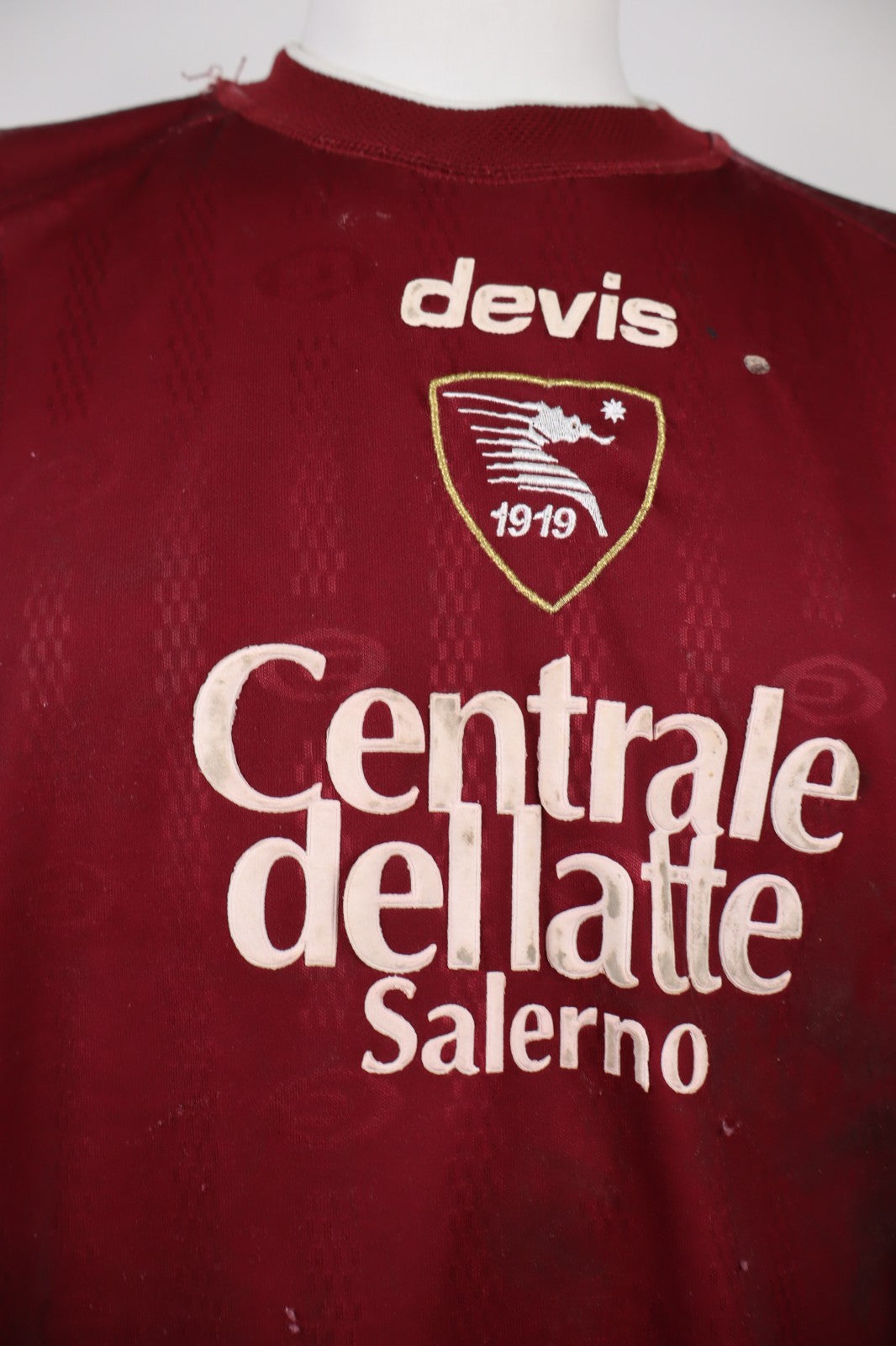 DEVIS SALERNITANA MOLINARO N 30 MAGLIA CALCIO UOMO XL SOCCER JERSEY MATCH WORN