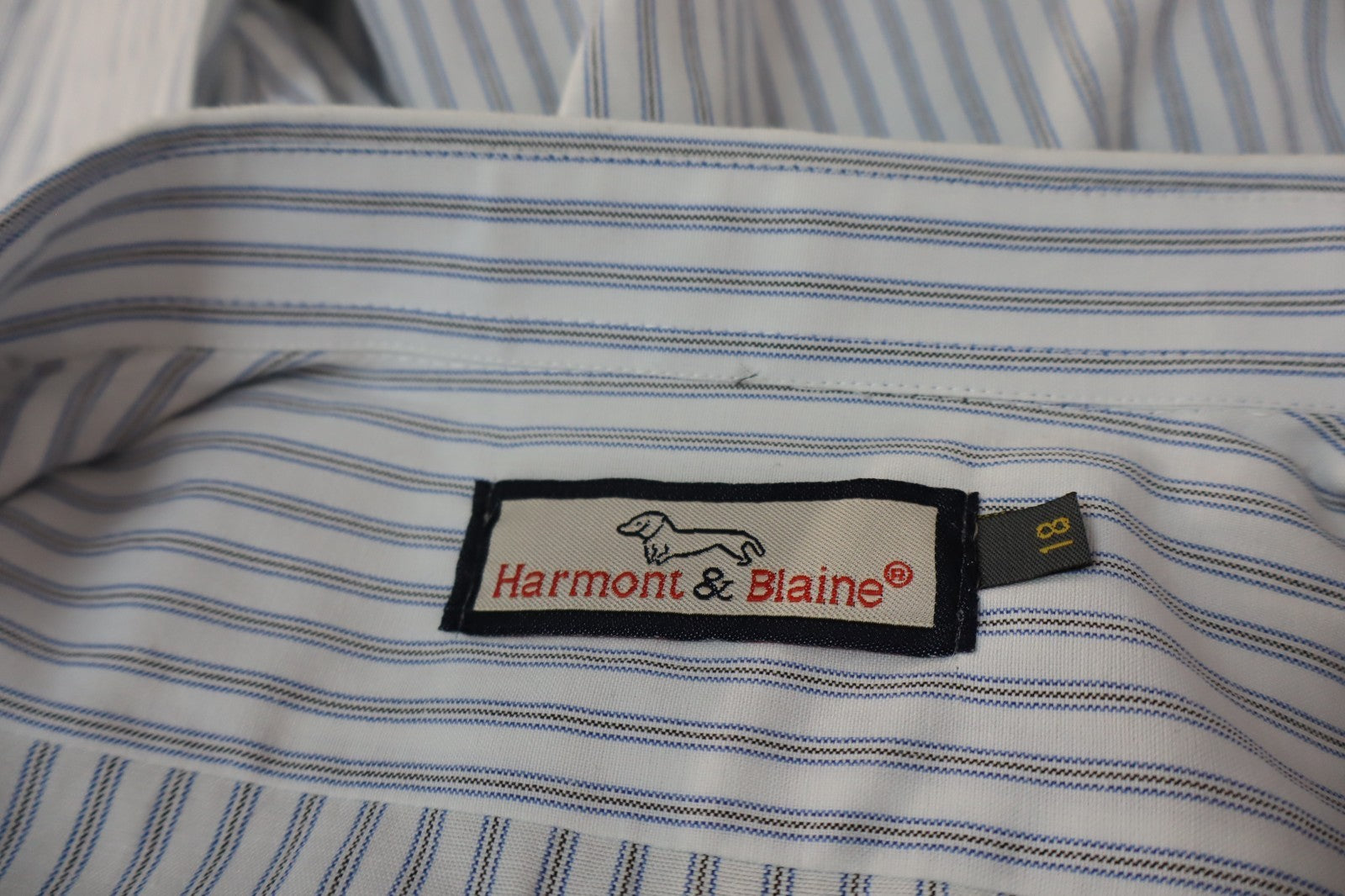 HARMONT & BLAINE CAMICIA UOMO TG. 18 MAN CASUAL VINTAGE SHIRT COTONE COTTON