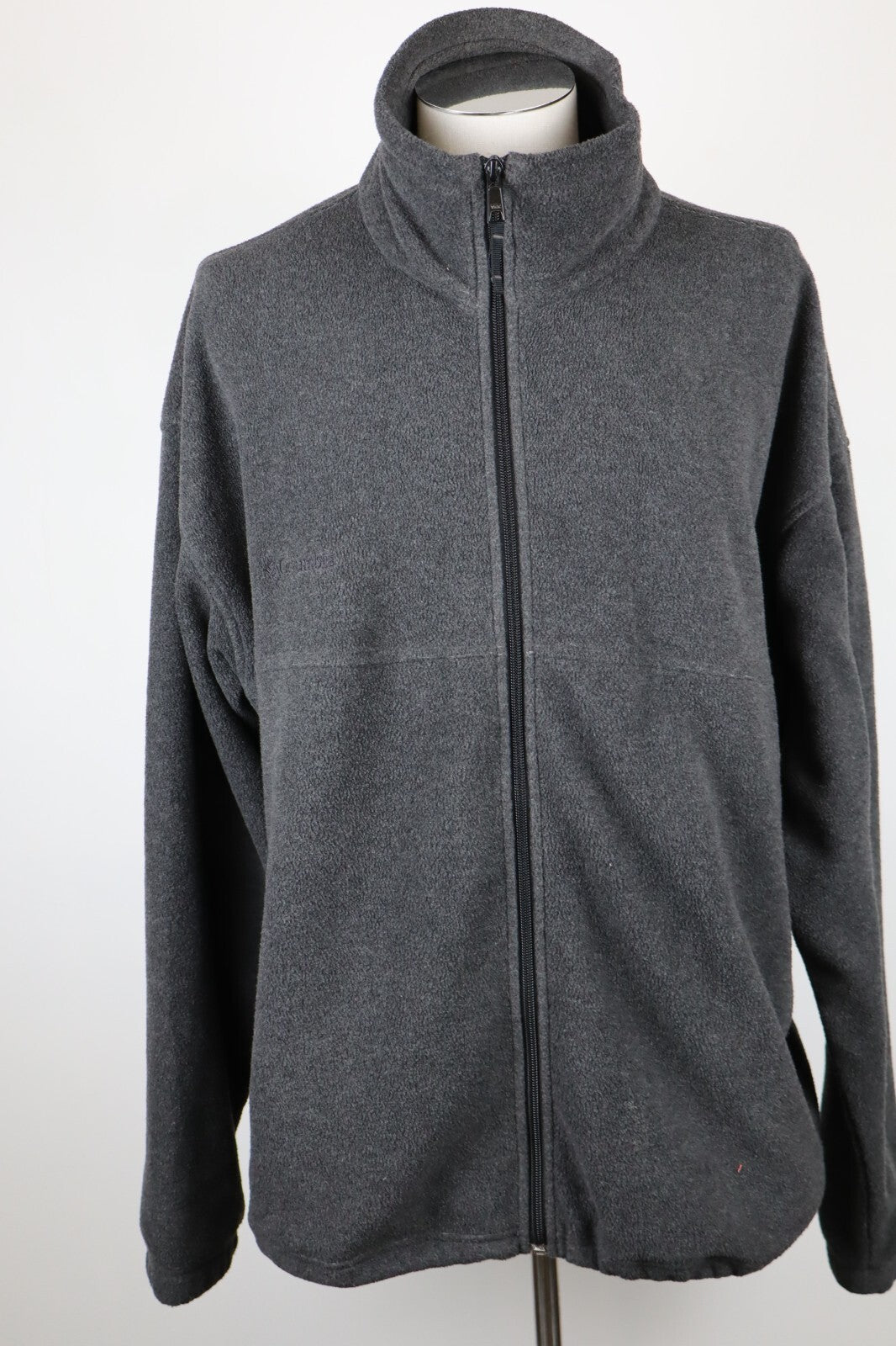 COLUMBIA FELPA CON ZIP JACKET UOMO Tg 2XL MAN SPORT JACKET SWEATSHIRT VINTAGE