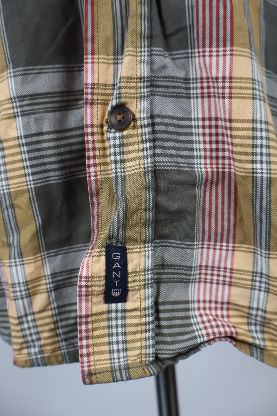 GANT CAMICIA UOMO COTONE COTTON TG. L  MAN CASUAL VINTAGE SHIRT