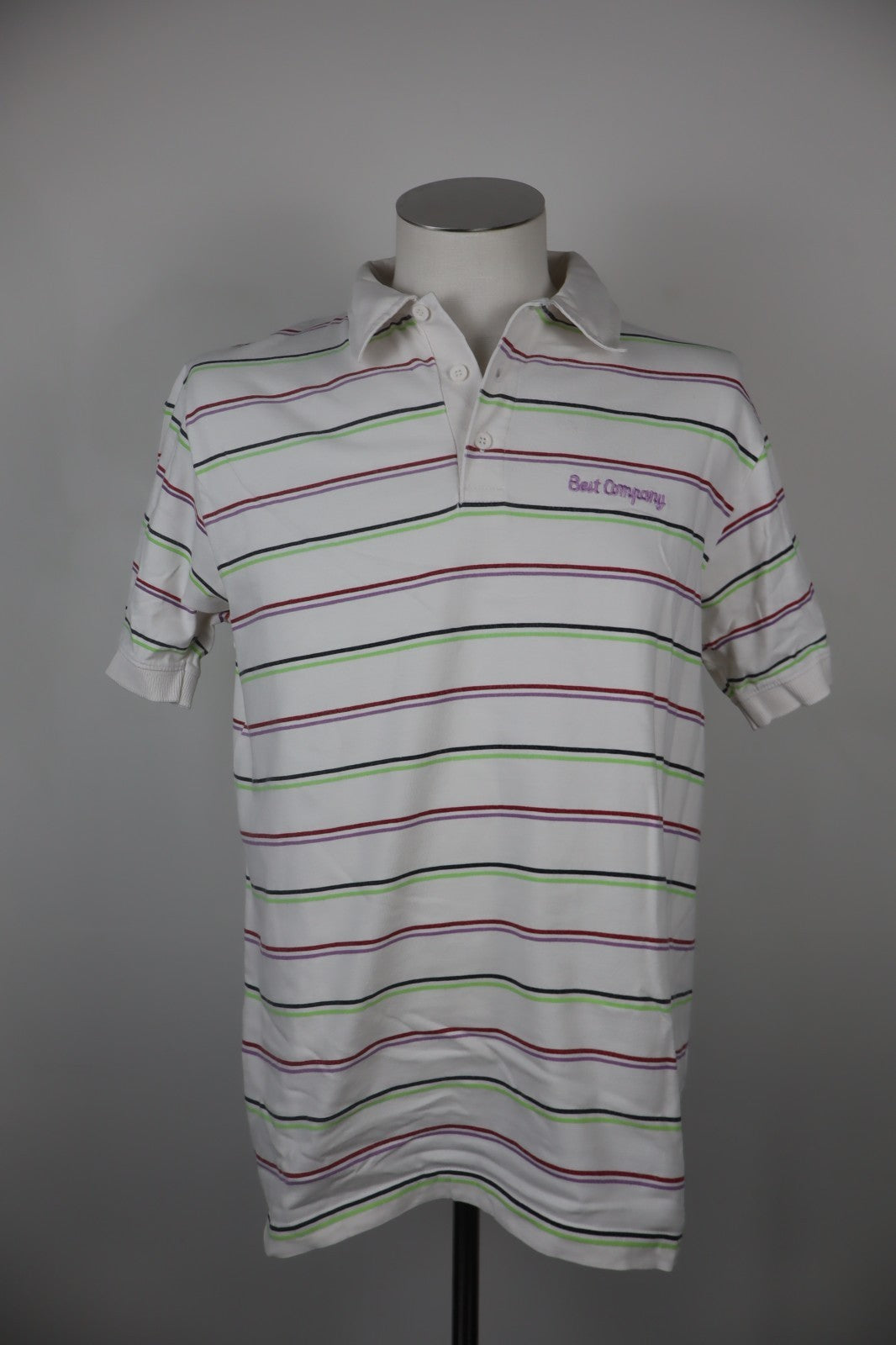BEST COMPANY MAGLIA POLO UOMO TG L MAN COTONE COTTON T-SHIRT CASUAL VINTAGE