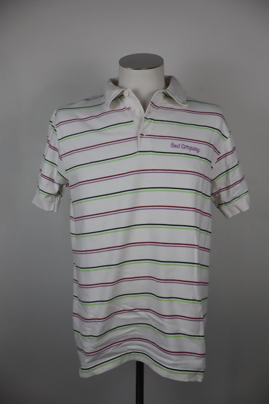 BEST COMPANY MAGLIA POLO UOMO TG L MAN COTONE COTTON T-SHIRT CASUAL VINTAGE