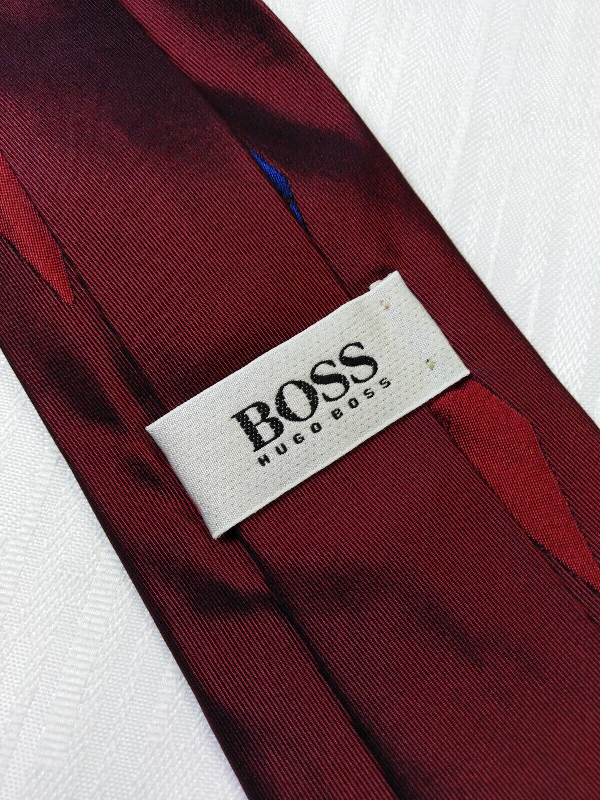 HUGO BOSS 100% SETA SILK TIE CRAVATTA NECKTIE ITALY VINTAGE CLASSIC