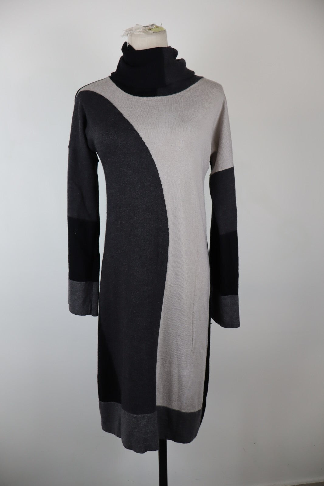 MARELLA VESTITO DONNA TG. XL WOMAN CASUAL VINTAGE DRESS ABITO LANA WOOL