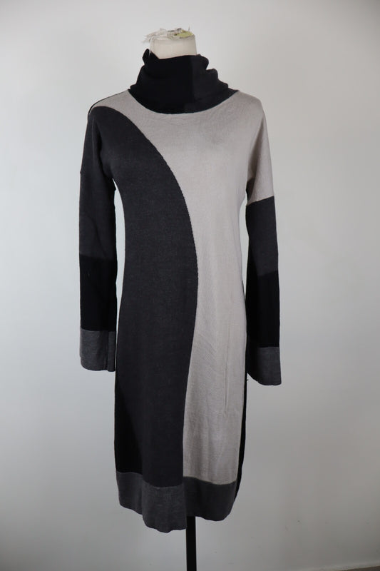 MARELLA VESTITO DONNA TG. XL WOMAN CASUAL VINTAGE DRESS ABITO LANA WOOL